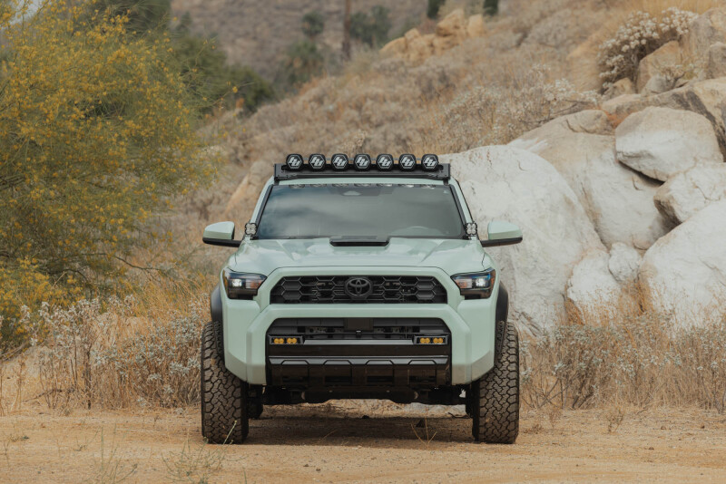 Toyota 4Runner Exterior Window Molle - Driver Side - DV8 Offroad - For DV8 Roof Rack - Black Powder Coated - `25-`26